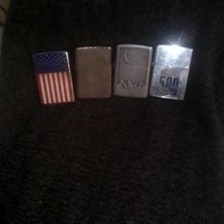 Zippo 4 Lighter Collection