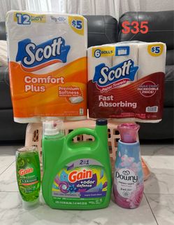 Household Bundle Scott Gain Downy Cleaning Supplies