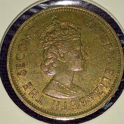 1961 Hong Kong 10 Cent Coin