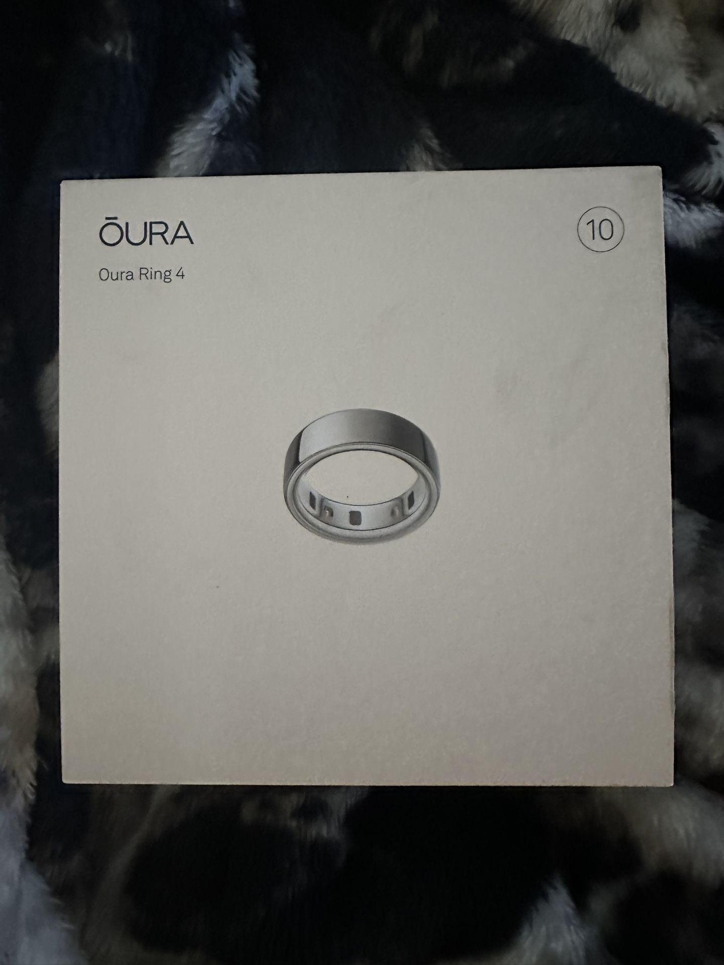 Oura Ring 4 | Silver, Size 10