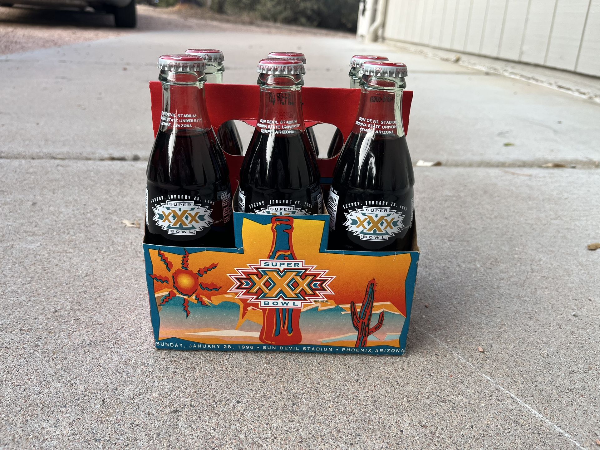 Arizona’s First Super Bowl (XXX) Memorabilia 6pk Special Edition Coca-Cola