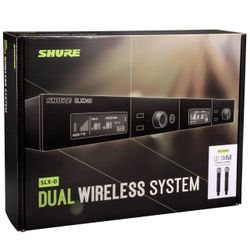 Shure SLXD24D/SM58 Dual Wireless Vocal System with SM58