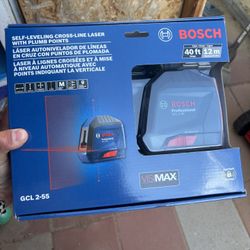 Bosch cross line laser 