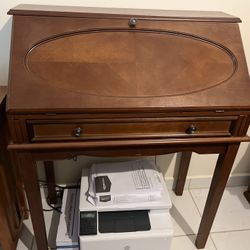 Wood Secretary Desk / Writing Desk (minor scratches)