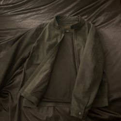 Matte leather Thursday Racing Jacket - Large 