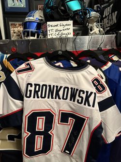 Rob Gronkowski Signed Autographed Patriots Jersey 