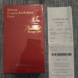 Brand New Baccarat Rouge 540 Extrait de Parfum 70 ML 2.4 fl oz by Maison Francis Kurkdjian Paris