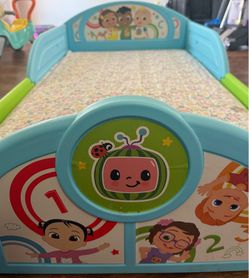 Toddler bed and mattress