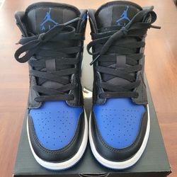 Jordan 1 Black Hyper Royal Size 6