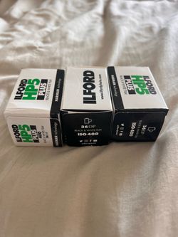 Ilford 1574577 HP5 Plus, Black and White Print Film, 35 mm, ISO 400, 36 Exposures