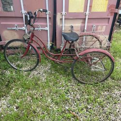 Vintage Electric Three Wheel Bicycle 