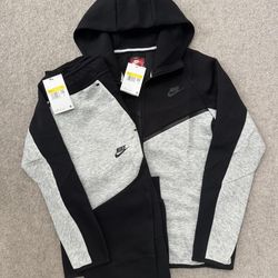 Grey Black Tracksuit Set