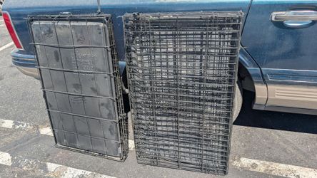 36-in dog crate training cage wire kennel animal House potty train medium 36" size folding $40 each