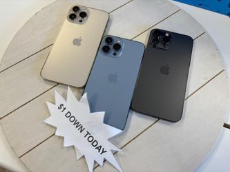 🔥   Unbeatable Prices! - iPhone 13 Pro Max 5G- Only $5 Down to Start!📱 Smartphone 
