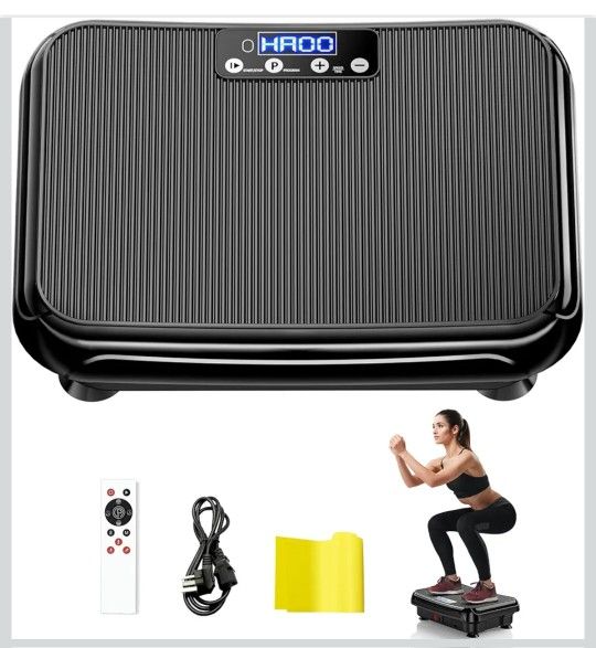 Vibration Plate Exercise Machine: TISSCARE Vibrating Plates for Weight Loss and Lymphatic Drainage, 400lbs Shake Plate Whole Body Workout Platform for