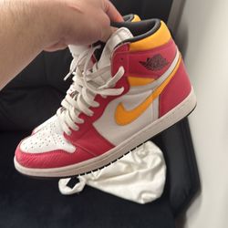 Jordan 1 light fusion red size 11