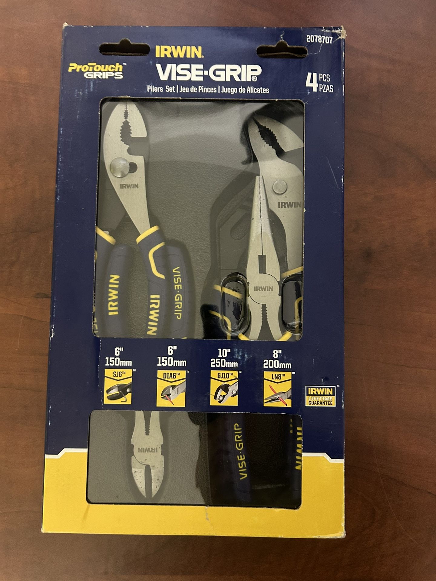 IRWIN VISE-GRIP Pliers Set, 4-Piece, Blue