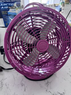 Pink Metal Fan 