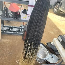 Pony Tail Braided Wig And Full Scalp Braided Wig