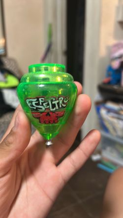 Espectro Green Transparent Spinning Top