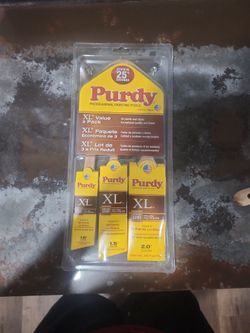 3 Purdy xl paint brushes