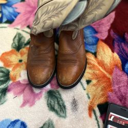 Brown Leather Cowboy Boots
