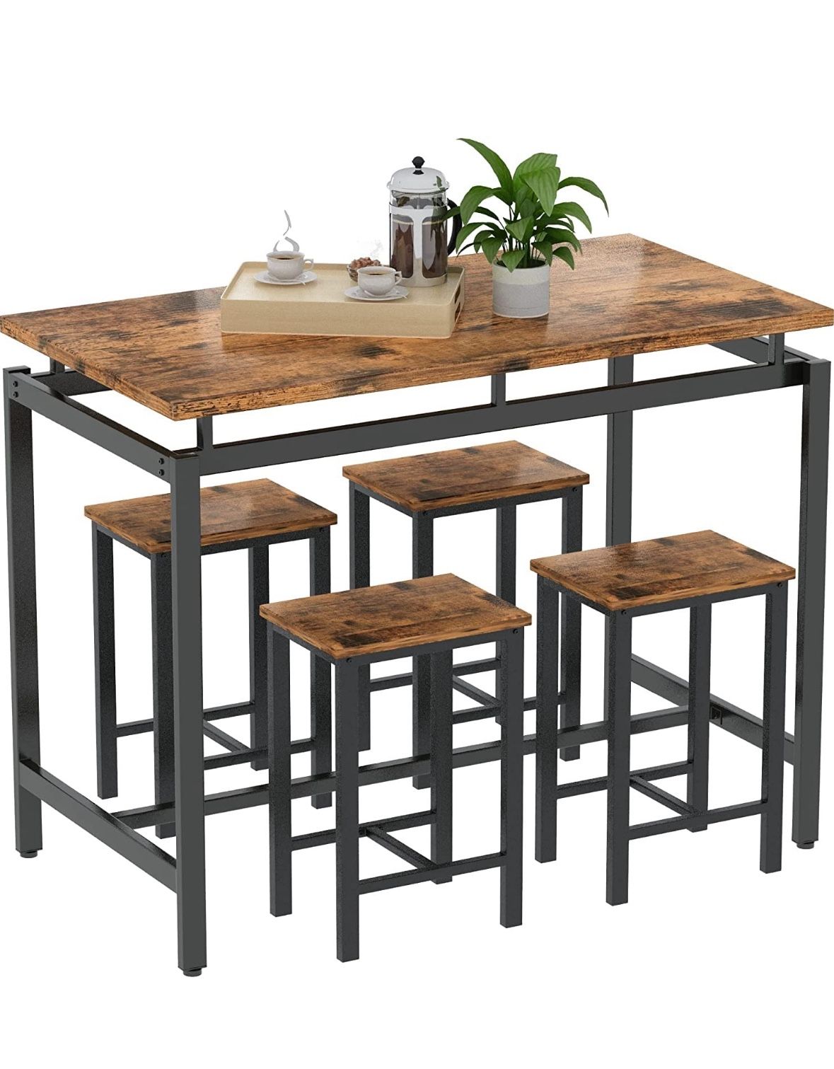 Kitchen Table And Four Stools
