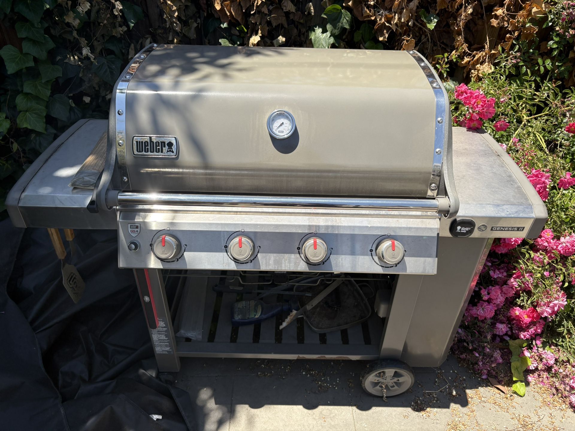 Webber Genesis 4 Burner Grill With Cover