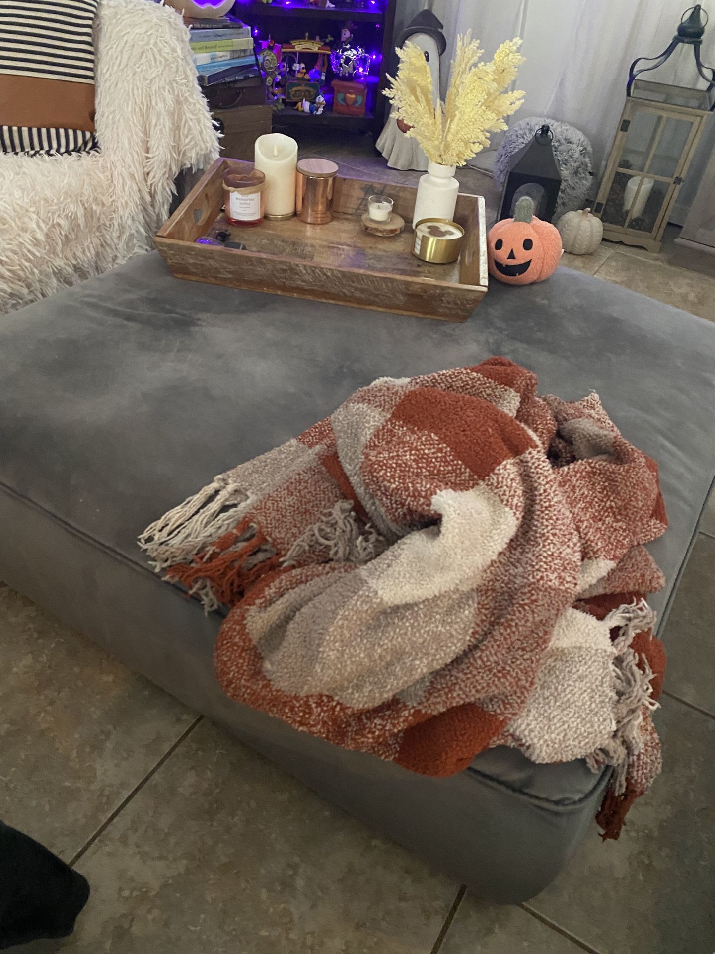 Extra Large ottoman/coffee table on wheels