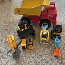 Dump Trucks And Tractor Toys 