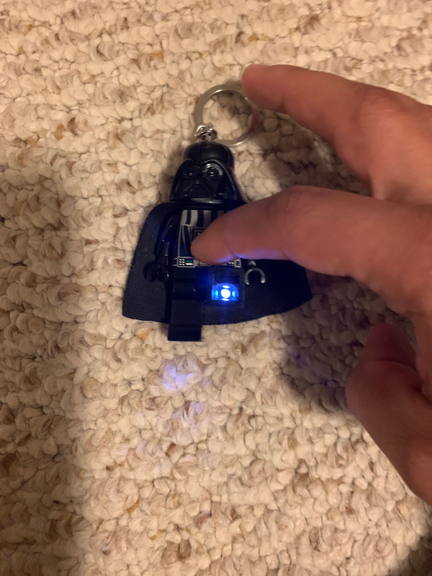 Lego Star Wars Darth Vader LED Flashlight Keychain