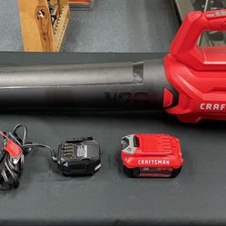 Craftsman 20V Blower w/4Ah Battery & Charger