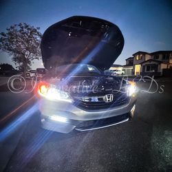 PSX26W 12278 LED Headlight Fog Lights/DRL Upgrade, 6000K Xenon White 12278C1 H28W PWY26W Xtreme Super Bright luces 