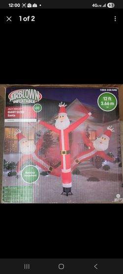 Santa 12 Ft Jiggler