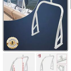 Ski Tow Bar for Pontoon Boats Universal Ski Tow Pylon Aluminum Silvery READ DESCRIPTION!!!!!!!
