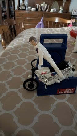 Evil Knievel Motorcycle Toy 1980 Collector Edition.