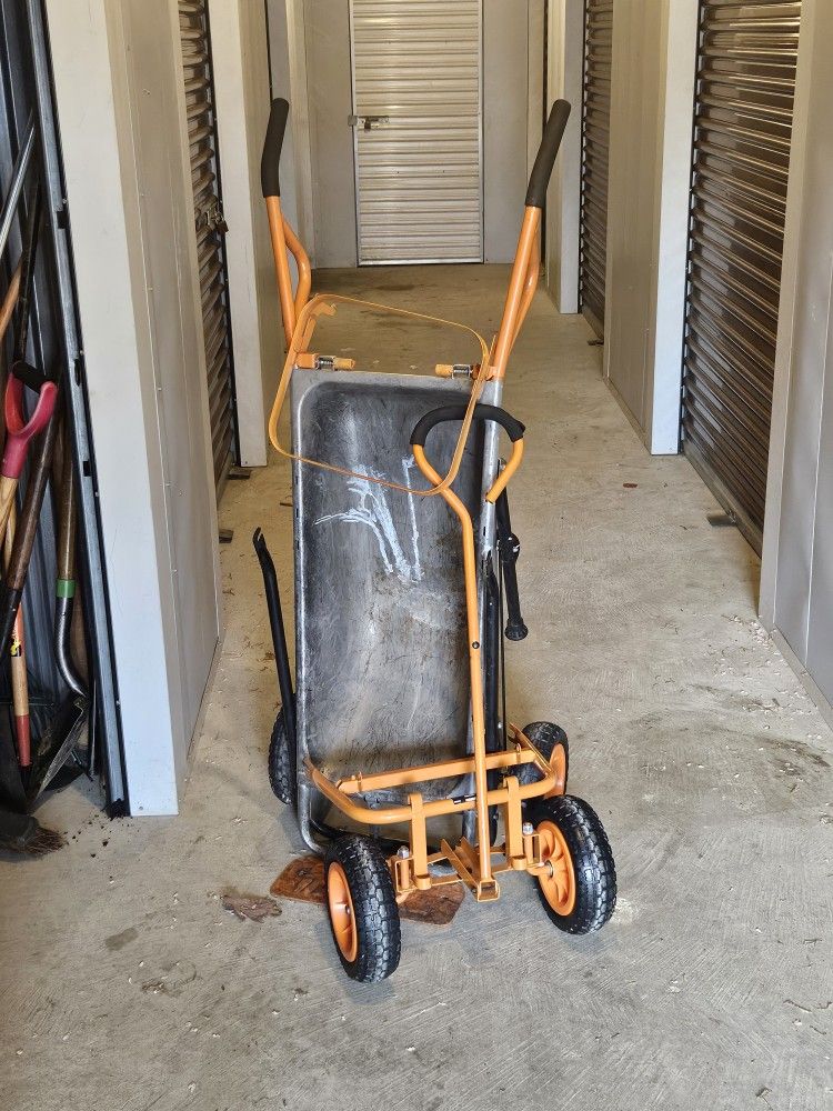 All In One Wheel Barrel , Wagon, Hand Truck,leaf Bag Holder