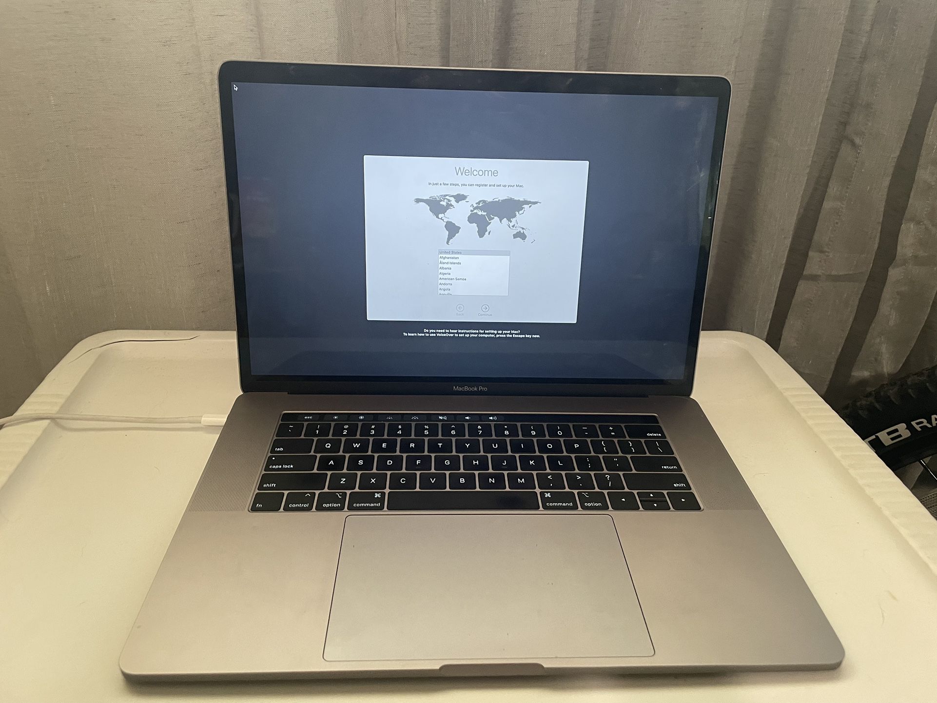 2019 MacBook Pro with Touch Bar