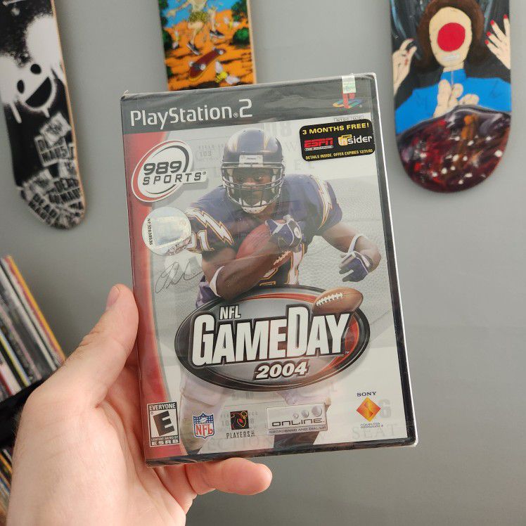 NFL GameDay 2004 PS2 Sealed