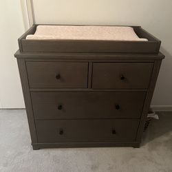 Grey Changing Table/Dresser