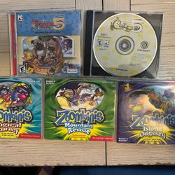 PC Games: Zoombinis & Catz 5/Dogz 5 - $5 Apiece 