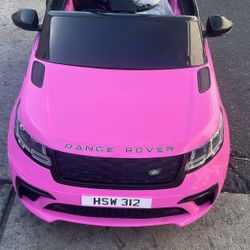 TOBBI 12V Range Rover Velar Coche para Niños con Licencia y Mando a Distancia de 3 a 6 Años Juguete Rosa para Niños Pequeños $175