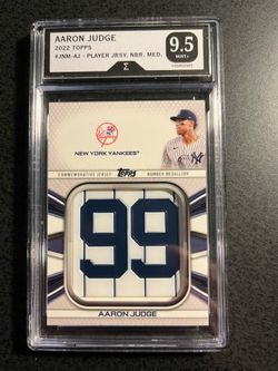 Aaron Judge Team Logo / Jersey #- Graded