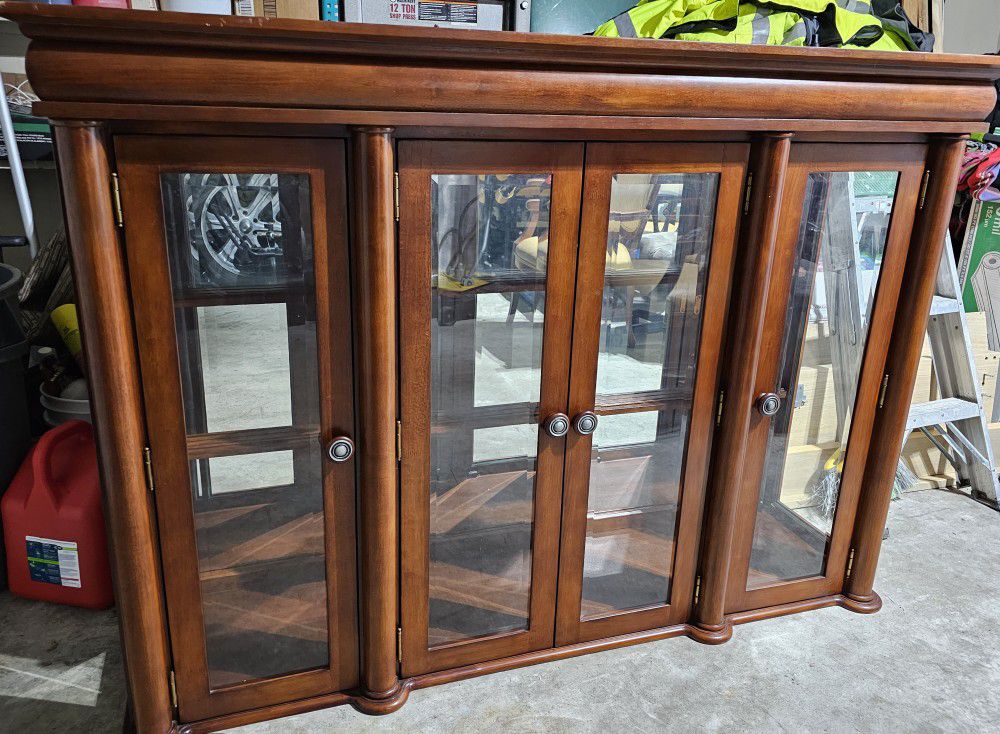 Real Wood Display Cabinet 
