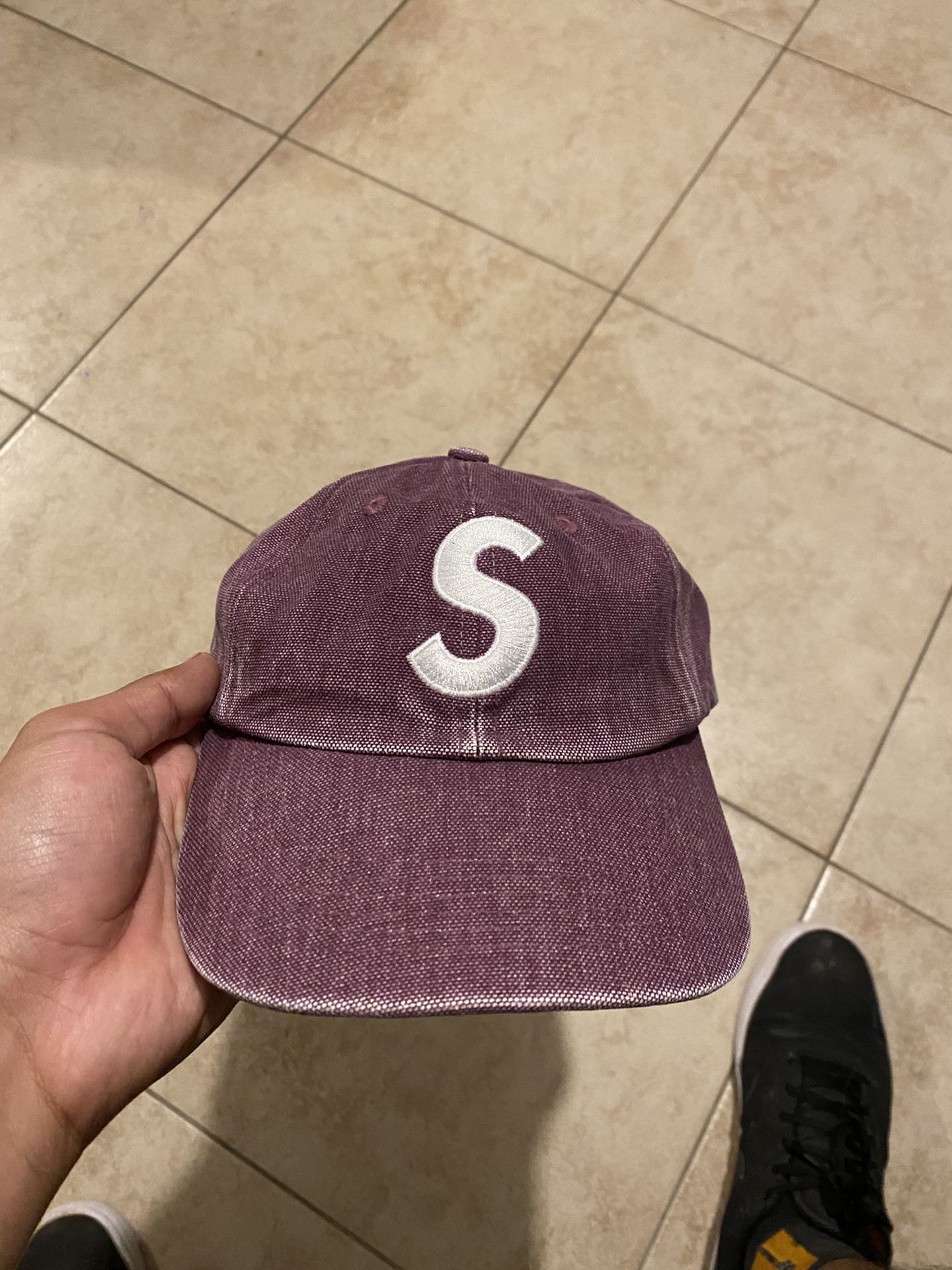 Supreme Hat Purple Denim