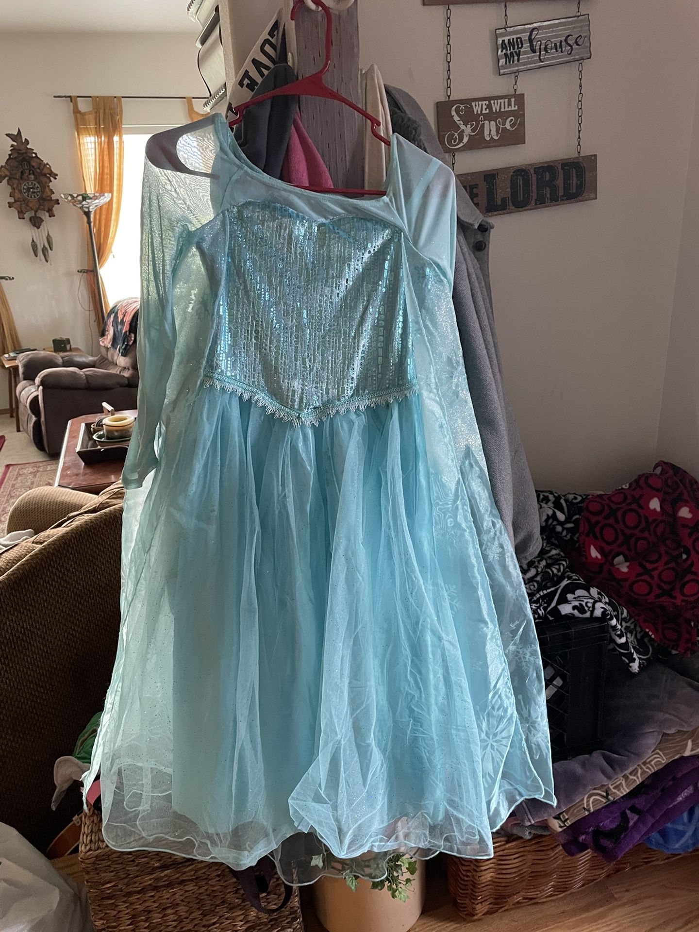 Elsa Dress Size 9-10 