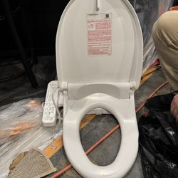 Washlet Elongated Electronic Bidet Toilet Seat with Warm Water Cleansing