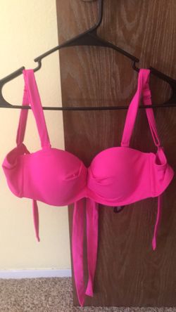 COCO REEF NWT Hot Pink Padded Underwire Swimsuit Bikini Top 32/34C