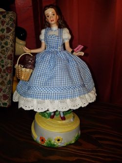 Dorothy barbie porcelain musical