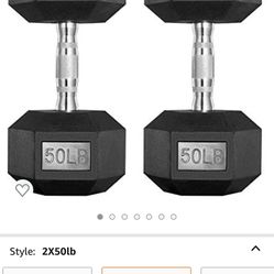 Dumbbells Free Weights Dumbbells Weight Set Rubber Coated cast Iron HeX Black Dumbbell